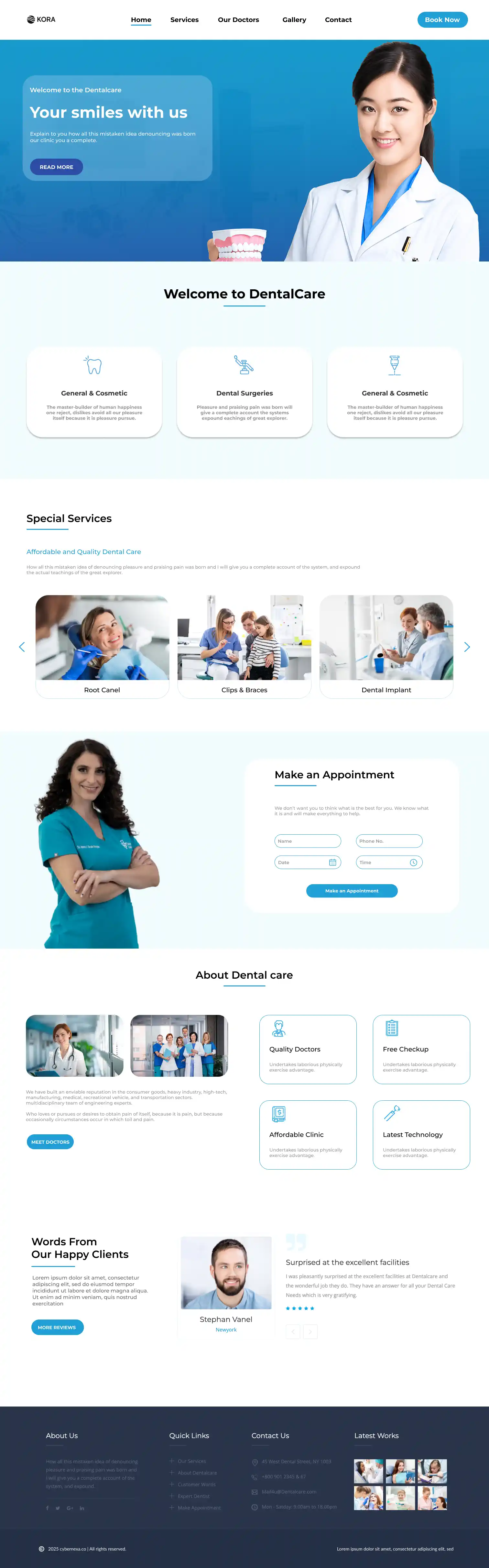 Dental Clinic Screenshot 1