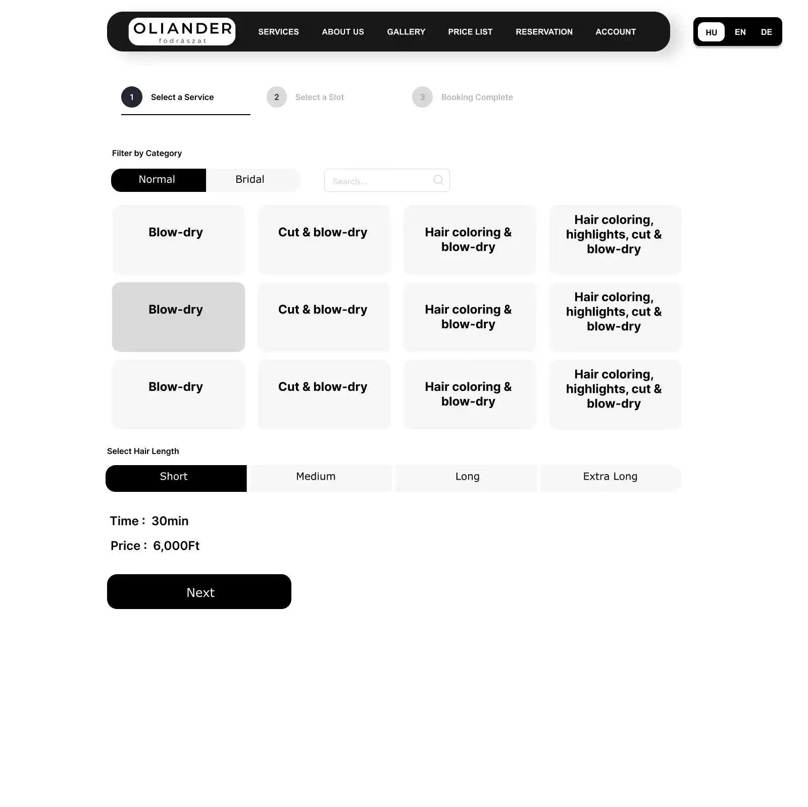 Hair Salon Screenshot 2