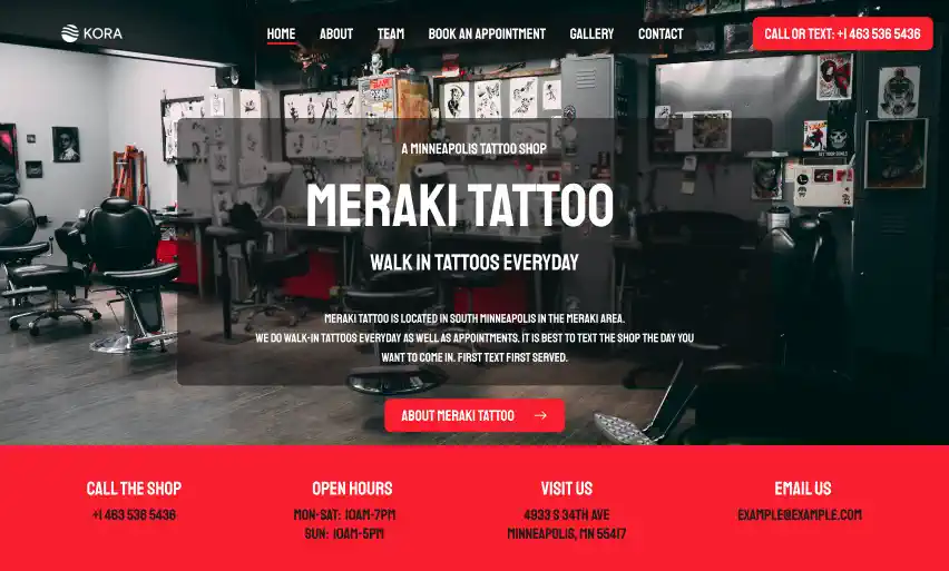Tatoo Shop Desktop